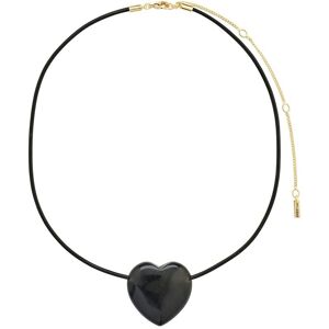 Pilgrim Stay Black Agate Necklace Gold-Plated ONE SIZE Gold ONE SIZE Pilgrim Stay Black Agate Necklace Gold-Plated ONE SIZE Gold ONE SIZE