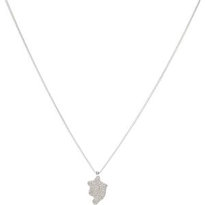 Pilgrim Connect Crystal Necklace Silver-Plated ONE SIZE Silver ONE SIZE Pilgrim Connect Crystal Necklace Silver-Plated ONE SIZE Silver ONE SIZE