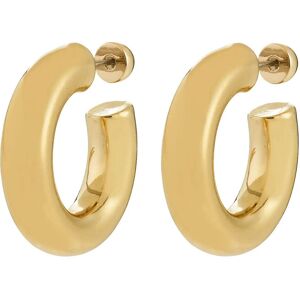Pilgrim Phase Large Hoops Gold-Plated ONE SIZE Gold ONE SIZE Pilgrim Phase Large Hoops Gold-Plated ONE SIZE Gold ONE SIZE