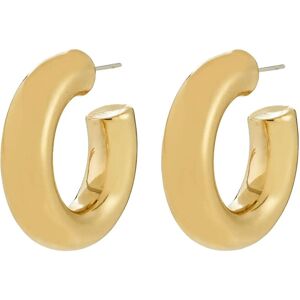 Pilgrim Phase Medium Hoops Gold-Plated ONE SIZE Gold ONE SIZE Pilgrim Phase Medium Hoops Gold-Plated ONE SIZE Gold ONE SIZE