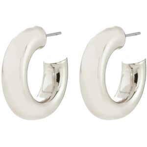 Pilgrim Phase Medium Hoops Silver-Plated ONE SIZE Gold ONE SIZE Pilgrim Phase Medium Hoops Silver-Plated ONE SIZE Gold ONE SIZE
