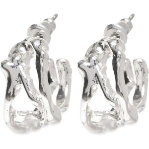 Pilgrim Fotini Hoop Earrings Silver-Plated ONE SIZE Silver ONE SIZE Pilgrim Fotini Hoop Earrings Silver-Plated ONE SIZE Silver ONE SIZE