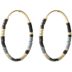 Pilgrim Alison Earrings Black, Gold-Plated ONE SIZE Gold ONE SIZE Pilgrim Alison Earrings Black, Gold-Plated ONE SIZE Gold ONE SIZE