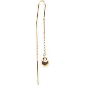 Pilgrim Afroditte Heart Chain-Earrings Gold-Plated ONE SIZE Gold ONE SIZE Pilgrim Afroditte Heart Chain-Earrings Gold-Plated ONE SIZE Gold ONE SIZE