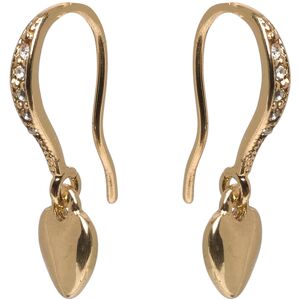 Pilgrim Dixie Heart Earrings Gold-Plated ONE SIZE Gold ONE SIZE Pilgrim Dixie Heart Earrings Gold-Plated ONE SIZE Gold ONE SIZE