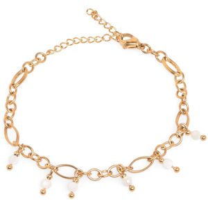 Pipol's Bazaar Malia Steel Charm Bracelet White ONE SIZE Gold ONE SIZE Pipol's Bazaar Malia Steel Charm Bracelet White ONE SIZE Gold ONE SIZE