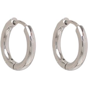Samie Hoops - Earrings Steel PAIR Silver PAIR Samie Hoops - Earrings Steel PAIR Silver PAIR