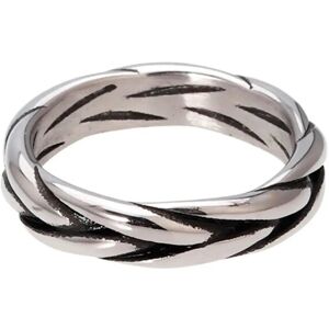 Samie Rope - Twisted Steel Ring 64 Silver 64 Samie Rope - Twisted Steel Ring 64 Silver 64