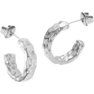 Sistie Zoe - Creoles Steel ONE SIZE Silver ONE SIZE Sistie Zoe - Creoles Steel ONE SIZE Silver ONE SIZE