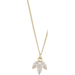 SNÖ of Sweden Eira Tripple Navette Pendant Neck 50 G/Clear - 50 Cm 50 CM Gold 50 CM SNÖ of Sweden Eira Tripple Navette Pendant Neck 50 G/Clear - 50 Cm 50 CM Gold 50 CM