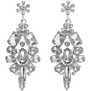 SNÖ of Sweden Empire Big Pendant Ear S/Clear - Onesize ONE SIZE Silver ONE SIZE SNÖ of Sweden Empire Big Pendant Ear S/Clear - Onesize ONE SIZE Silver ONE SIZE