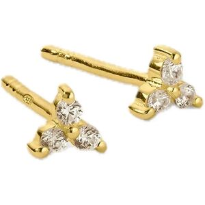 Syster P Celestia Triple Stone Studs Gold ONE SIZE Gold ONE SIZE Syster P Celestia Triple Stone Studs Gold ONE SIZE Gold ONE SIZE