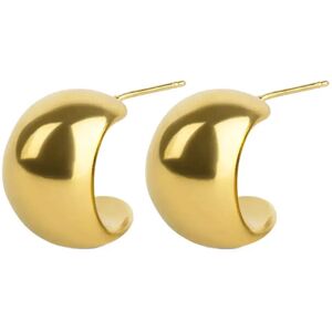 Timi of Sweden Selena - Chunky Stud Earrings Stainless Steel ONE SIZE Gold ONE SIZE Timi of Sweden Selena - Chunky Stud Earrings Stainless Steel ONE SIZE Gold ONE SIZE