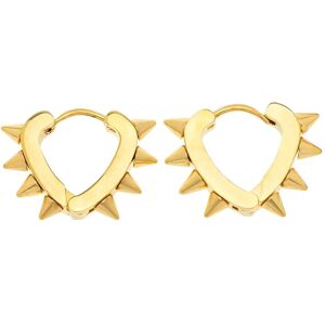 Timi of Sweden Nike - Spike Hoop Earrings Stainless Steel ONE SIZE Gold ONE SIZE Timi of Sweden Nike - Spike Hoop Earrings Stainless Steel ONE SIZE Gold ONE SIZE