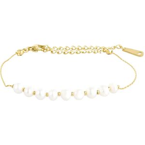 Timi of Sweden Loanna - Delicate Pearl Bracelet Stainless Steel ONE SIZE 40 cm Gold ONE SIZE 40 cm Timi of Sweden Loanna - Delicate Pearl Bracelet Stainless Steel ONE SIZE 40 cm Gold ONE SIZE 40 cm