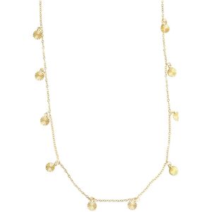 Timi of Sweden Liv - Coin Charm Necklace Stainless Steel ONE SIZE 40 cm Gold ONE SIZE 40 cm Timi of Sweden Liv - Coin Charm Necklace Stainless Steel ONE SIZE 40 cm Gold ONE SIZE 40 cm