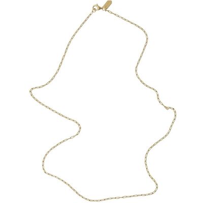 Design Letters Square Link Chain ONE SIZE Gold ONE SIZE Design Letters Square Link Chain ONE SIZE Gold ONE SIZE
