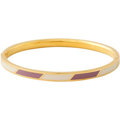 Design Letters Striped Candy Bangle L:6.5CM Purple L:6.5CM Design Letters Striped Candy Bangle L:6.5CM Purple L:6.5CM