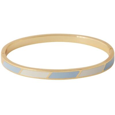 Design Letters Striped Candy Bangle L:6.5CM Blue L:6.5CM Design Letters Striped Candy Bangle L:6.5CM Blue L:6.5CM