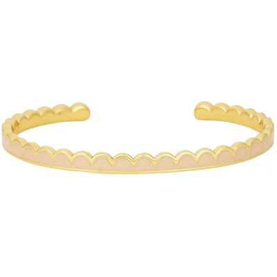 Design Letters Lace Bangle - Brass ONE SIZE Gold ONE SIZE Design Letters Lace Bangle - Brass ONE SIZE Gold ONE SIZE