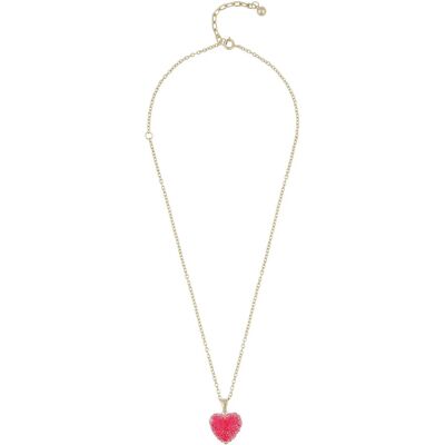 SNÖ of Sweden Sugar Hearts Pendant Neck 42 G/Red - 42 Cm 42 CM Gold 42 CM SNÖ of Sweden Sugar Hearts Pendant Neck 42 G/Red - 42 Cm 42 CM Gold 42 CM