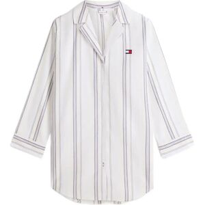 Tommy Hilfiger Ls Poplin Nightdress M White M Tommy Hilfiger Ls Poplin Nightdress M White M