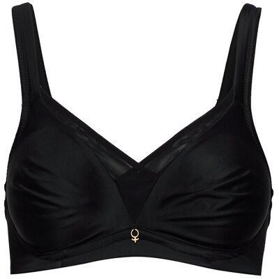 Abecita Angel Soft Bra Moulded Cups F x 75 Black F x 75 Abecita Angel Soft Bra Moulded Cups F x 75 Black F x 75