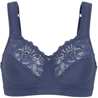 Abecita Support Soft Bra Charcoal Blue D x 75 Blue D x 75 Abecita Support Soft Bra Charcoal Blue D x 75 Blue D x 75