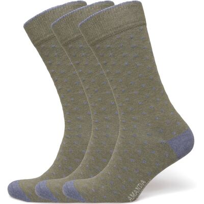 Amanda Christensen True Dot Sock 39-42 Khaki 39-42 Amanda Christensen True Dot Sock 39-42 Khaki 39-42