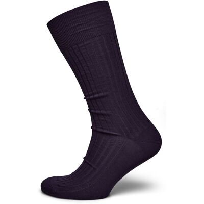 AN IVY Purple Ribbed Socks 43-46 Purple 43-46 AN IVY Purple Ribbed Socks 43-46 Purple 43-46