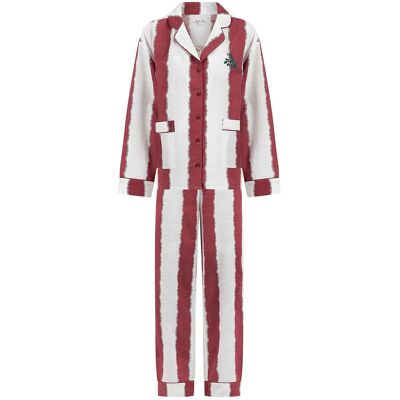 Anna + Nina Merry Hangover Stripey Pyjama S Red S Anna + Nina Merry Hangover Stripey Pyjama S Red S