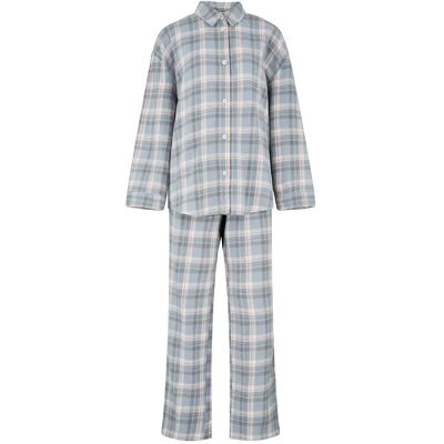 Becksöndergaard Flannel Pyjamas Set S Blue S Becksöndergaard Flannel Pyjamas Set S Blue S