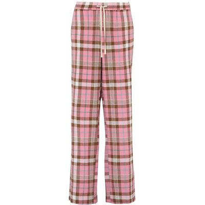 Becksöndergaard Flannel Pants S Pink S Becksöndergaard Flannel Pants S Pink S