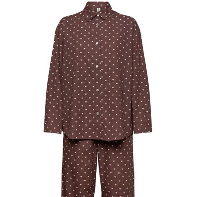 Becksöndergaard Amor Pyjamas Set XS Brown XS Becksöndergaard Amor Pyjamas Set XS Brown XS