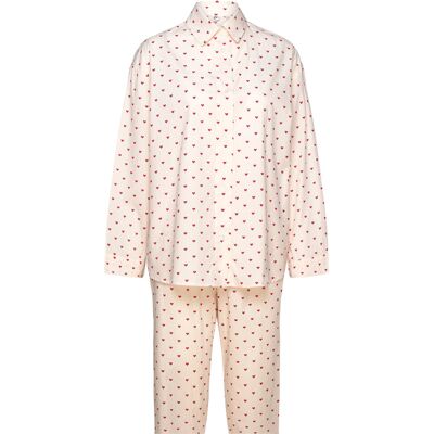 Becksöndergaard Amor Pyjamas Set XS Cream XS Becksöndergaard Amor Pyjamas Set XS Cream XS