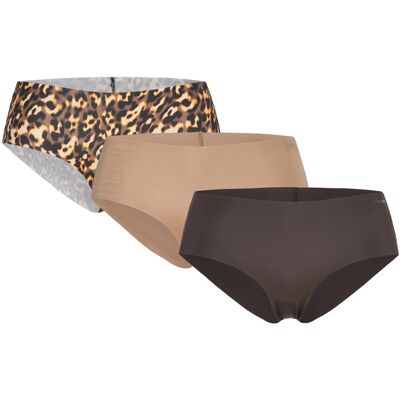 Björn Borg Invisible Hipster 3P XS Brown XS Björn Borg Invisible Hipster 3P XS Brown XS