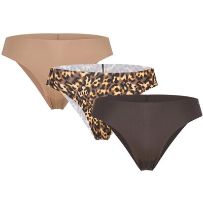 Björn Borg Invisible Brief 3P XS Brown XS Björn Borg Invisible Brief 3P XS Brown XS