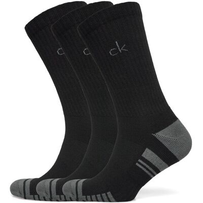 Calvin Tech Crew Sock ( 3 Pairs ) OS41/46 Black OS41/46 Calvin Tech Crew Sock ( 3 Pairs ) OS41/46 Black OS41/46