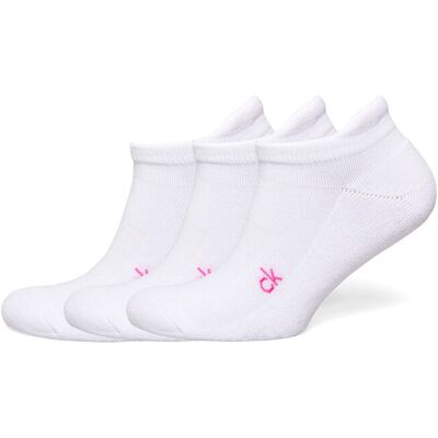 Calvin Ladies Golf Trainer Sock With Tab OS37/42 White OS37/42 Calvin Ladies Golf Trainer Sock With Tab OS37/42 White OS37/42