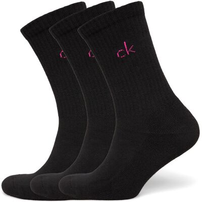 Calvin Ladies Golf Crew Sock ( 3 Pairs ) OS37/42 Black OS37/42 Calvin Ladies Golf Crew Sock ( 3 Pairs ) OS37/42 Black OS37/42