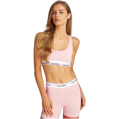 Calvin Unlined Bralette S Pink S Calvin Unlined Bralette S Pink S