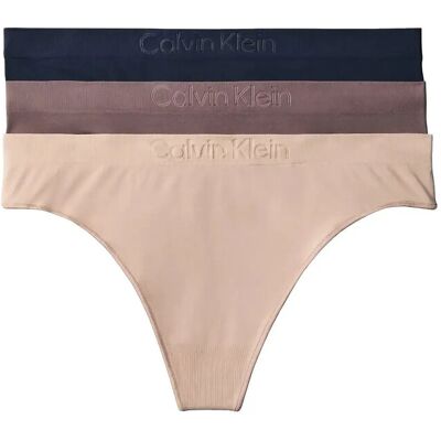 Calvin Thong 3 Pk XL Beige XL Calvin Thong 3 Pk XL Beige XL