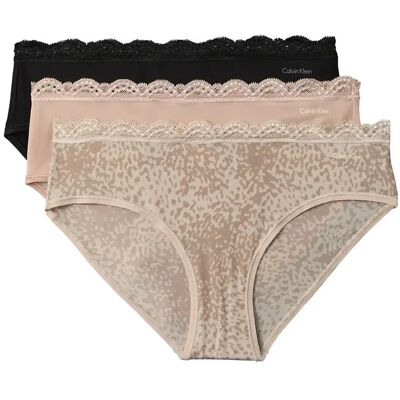 Calvin Hipster 3Pk XS Beige XS Calvin Hipster 3Pk XS Beige XS