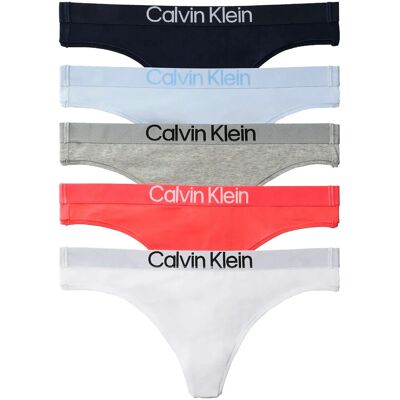 Calvin Thong 5Pk S Patterned S Calvin Thong 5Pk S Patterned S