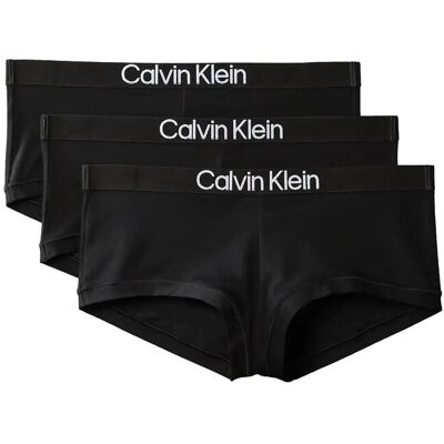 Calvin Boyshort 3Pk XS Black XS Calvin Boyshort 3Pk XS Black XS