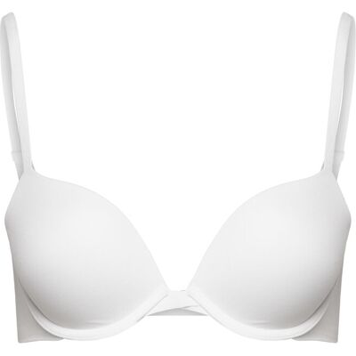 Calvin Push Up Plunge B x 85 White B x 85 Calvin Push Up Plunge B x 85 White B x 85