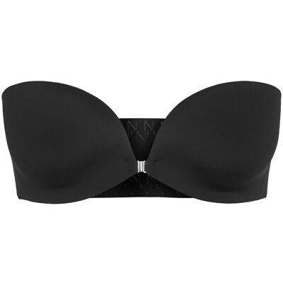 Calvin Front Clasp Pu Strapless M Black M Calvin Front Clasp Pu Strapless M Black M