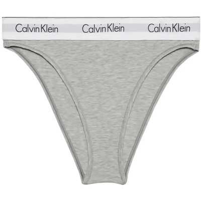Calvin High Leg Bikini S Grey S Calvin High Leg Bikini S Grey S
