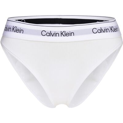 Calvin High Leg Bikini S White S Calvin High Leg Bikini S White S