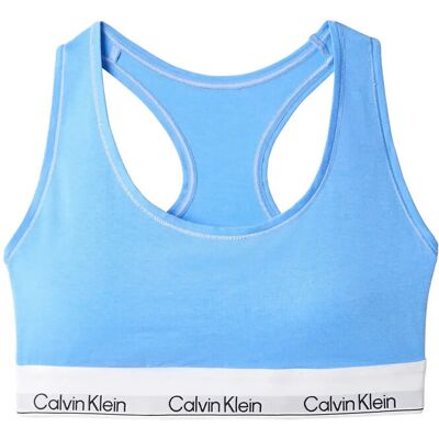 Calvin Unlined Bralette M Blue M Calvin Unlined Bralette M Blue M